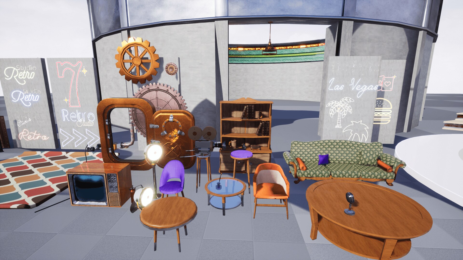Retro Studio in Props UE Marketplace